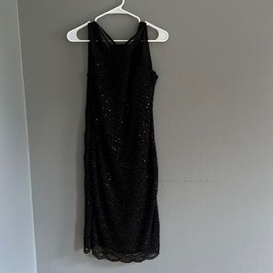 Laced black dress